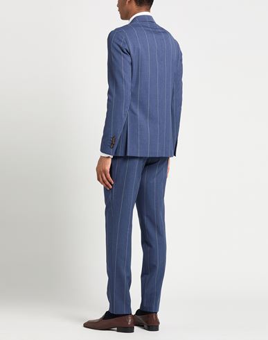 Man Suit Blue Size 40 Wool