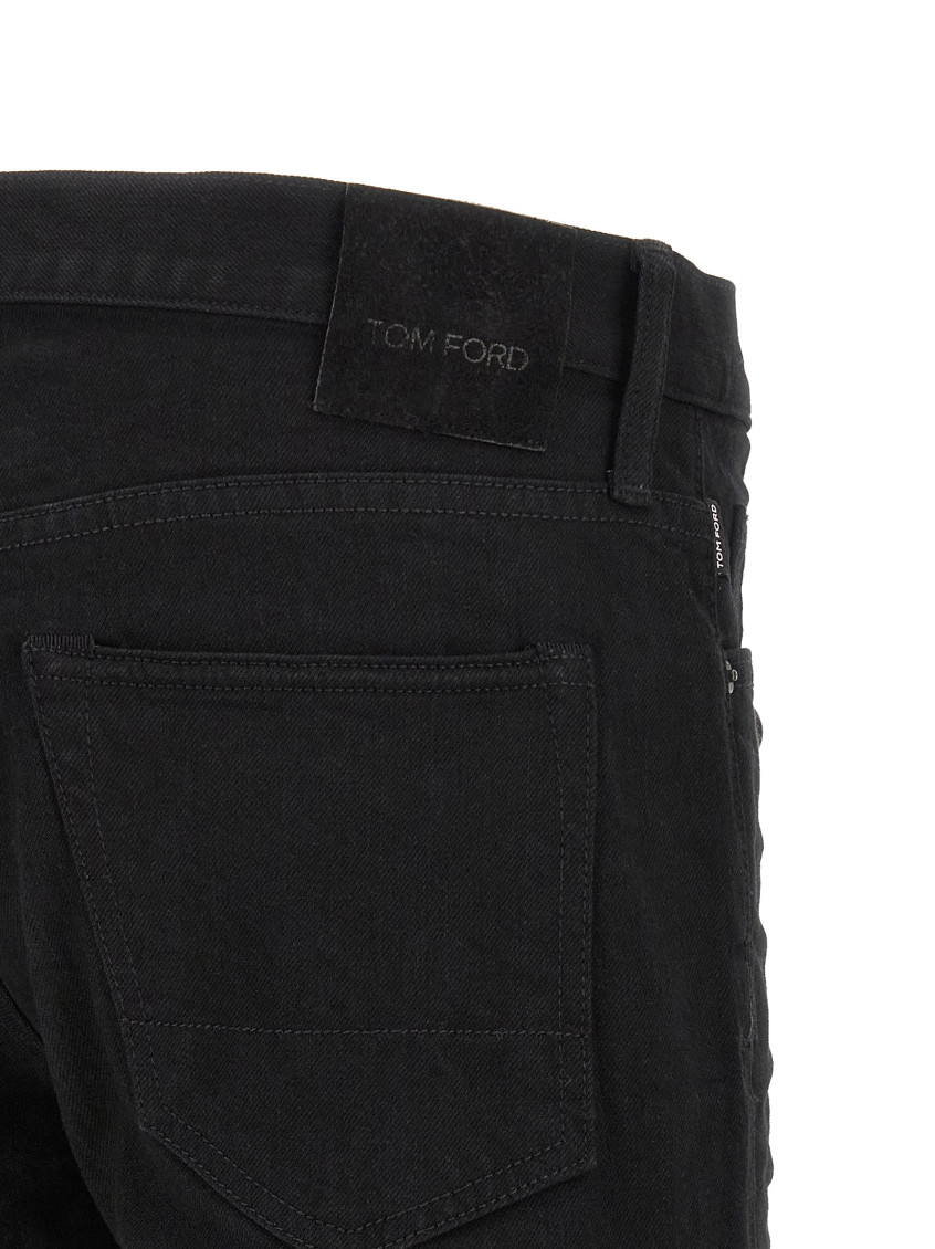 Straight Leg Jeans Black