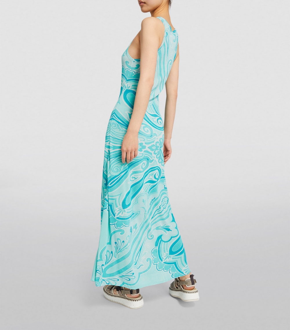 에트로 Viscose Paisley Maxi Dress