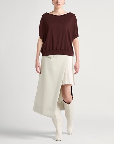 Woman Top Burgundy Size M Cotton