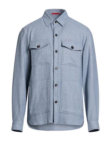 Man Shirt Light blue Size M Cashmere