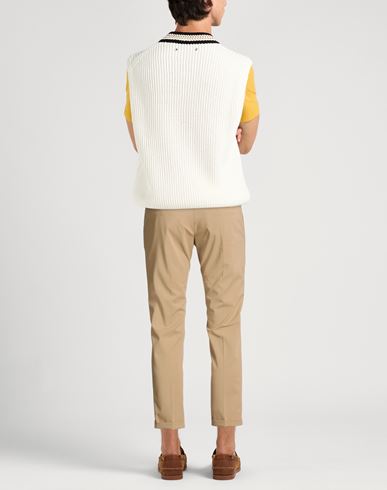 Man Pants Camel Size 36 Polyester, Viscose, Elastane
