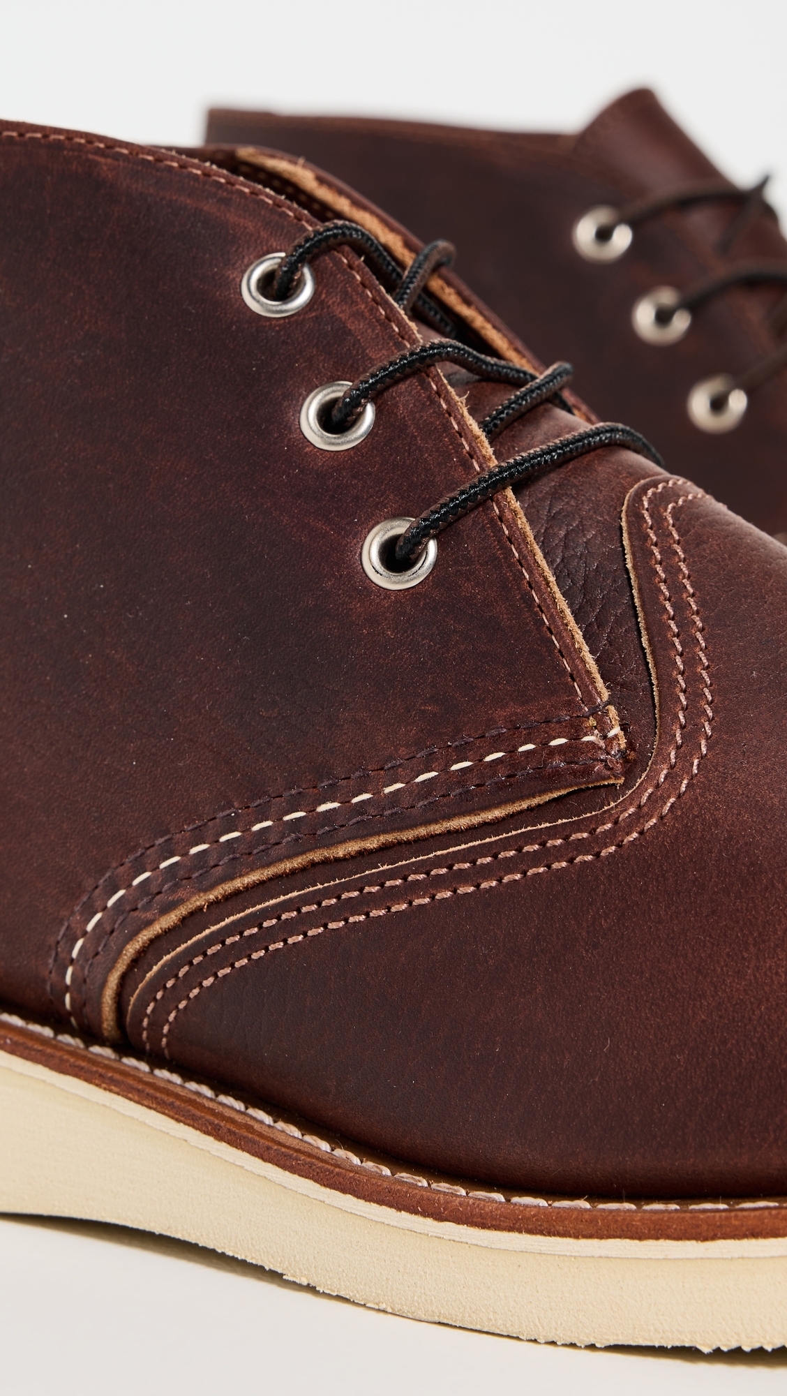 Work Chukka Oil Slick Leather Boots Briar Oil Slick