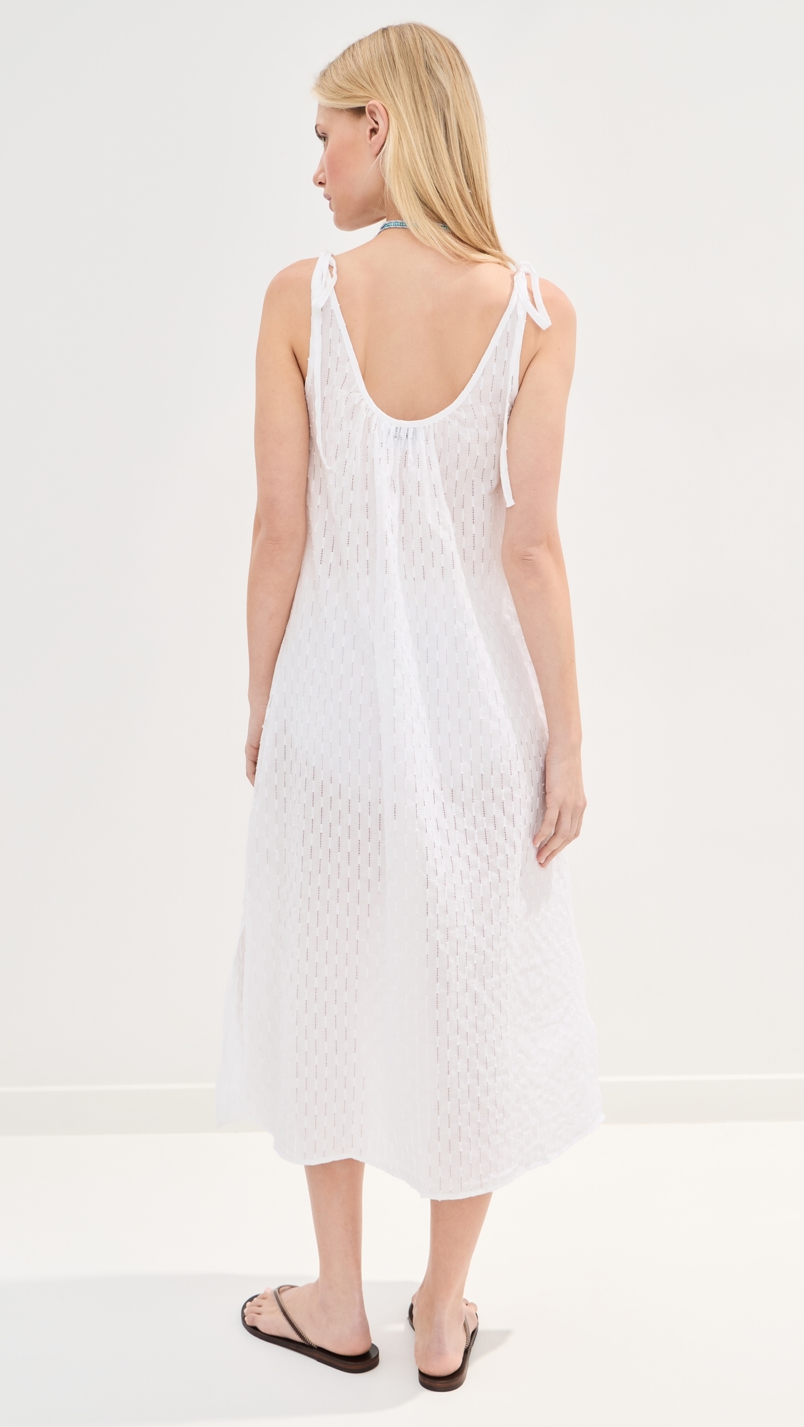 Skylar Eyelet Maxi Dress White