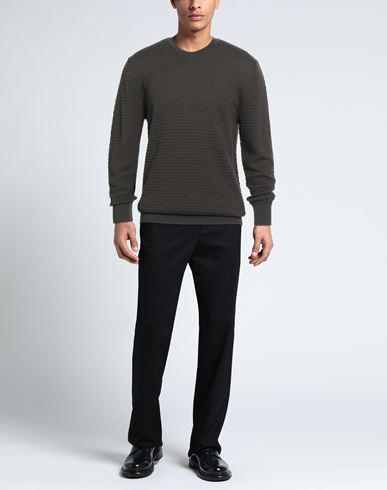 Man Sweater Military green Size 44 Merino Wool, Acrylic
