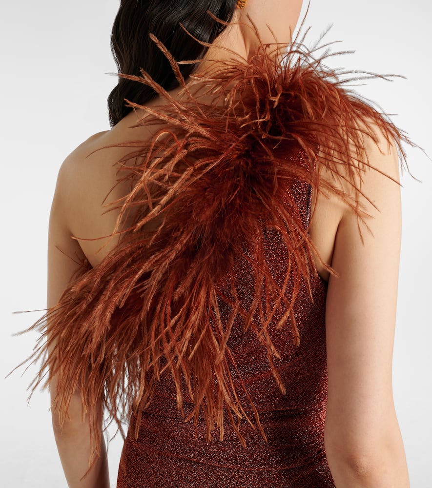 Oséree Lumière Plumage minidress