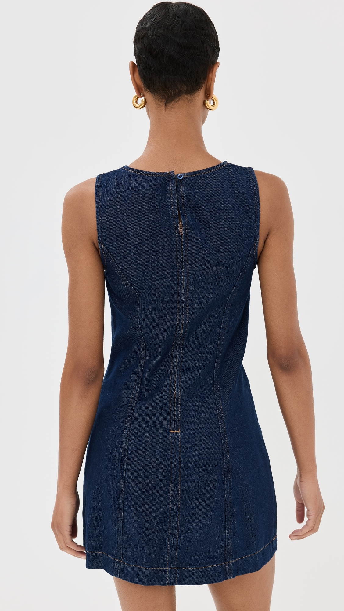 Citron Denim Mini Dress Marion