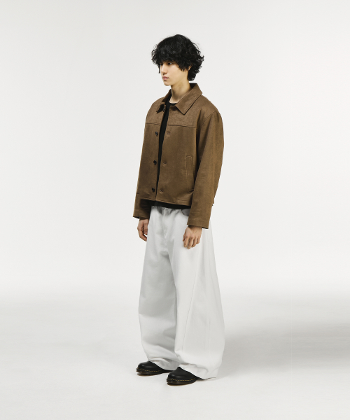 Twist Curved Cotton Pants