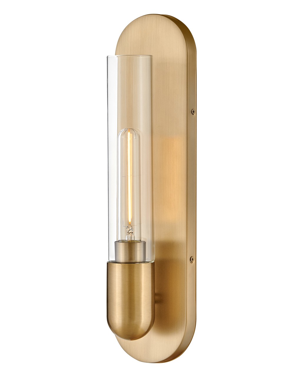 Lacquered Brass LED Wall Sconce from the Tully Collection