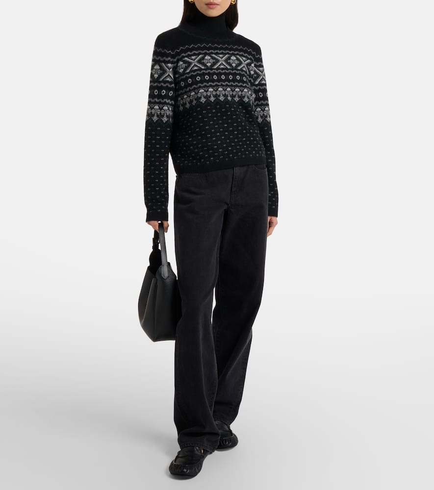 Fair Isle cashmere sweater