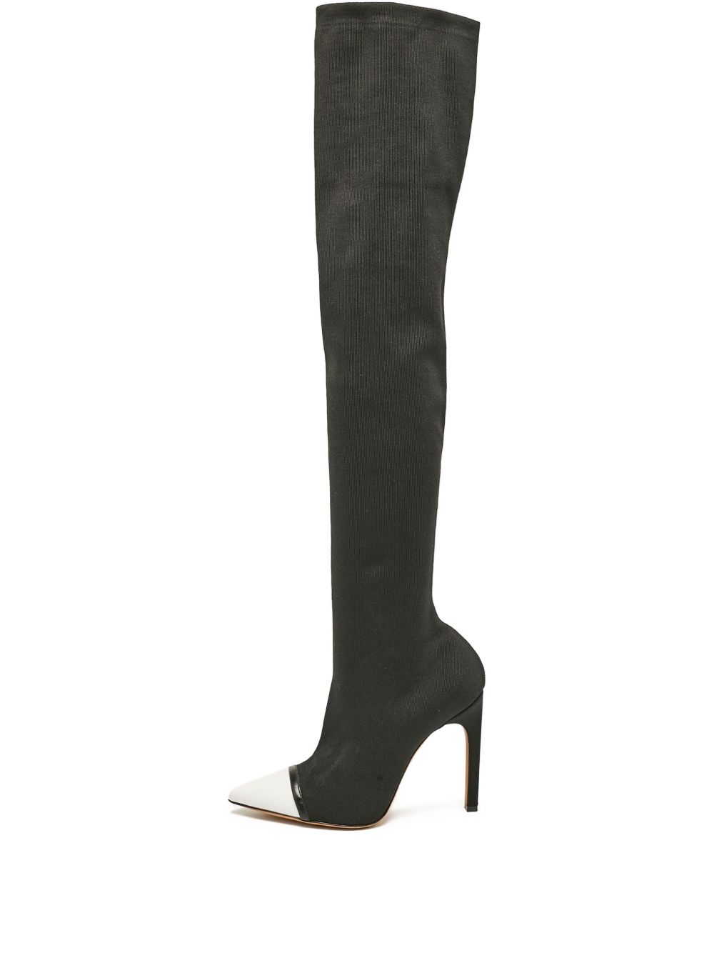 Over-the-knee stiletto boots - Black