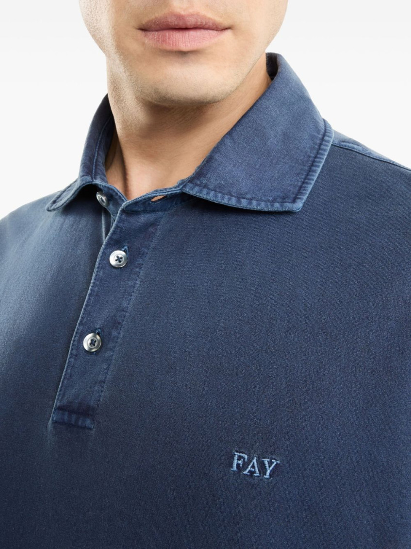 Blue Logo Polo Shirt