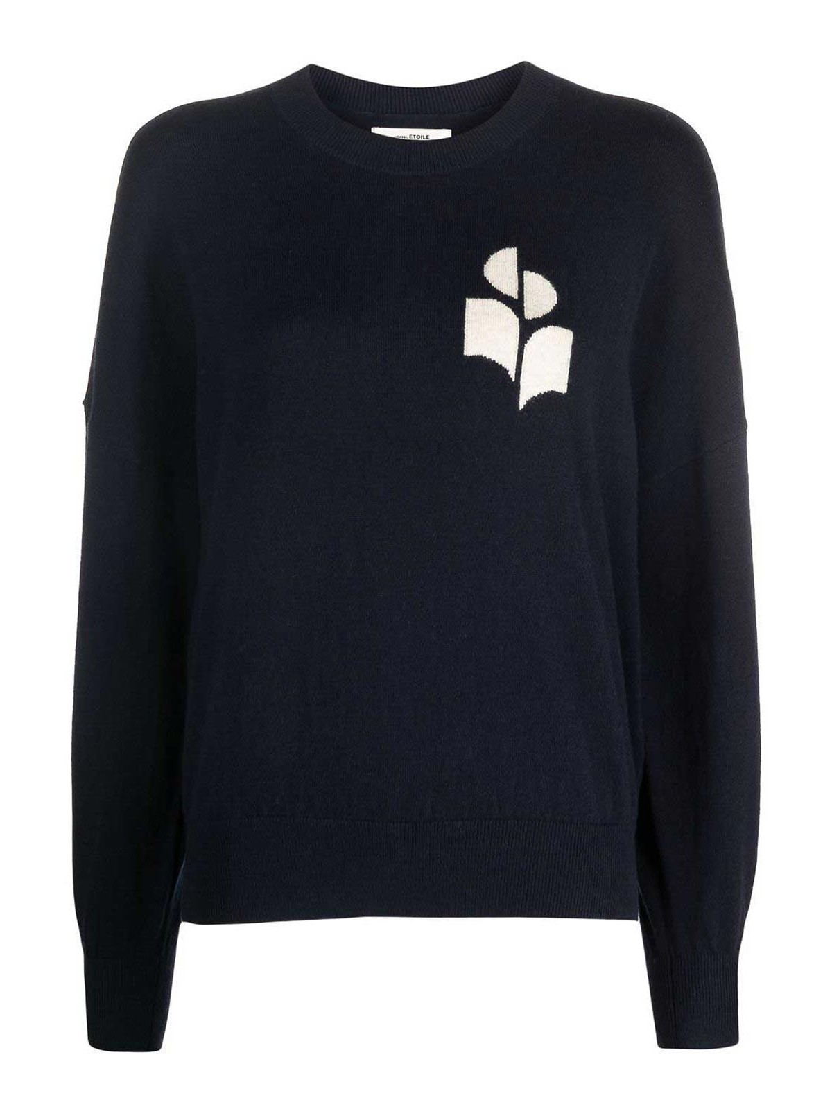 Marisans Wool-cotton Blend Crew-neck Sweater
