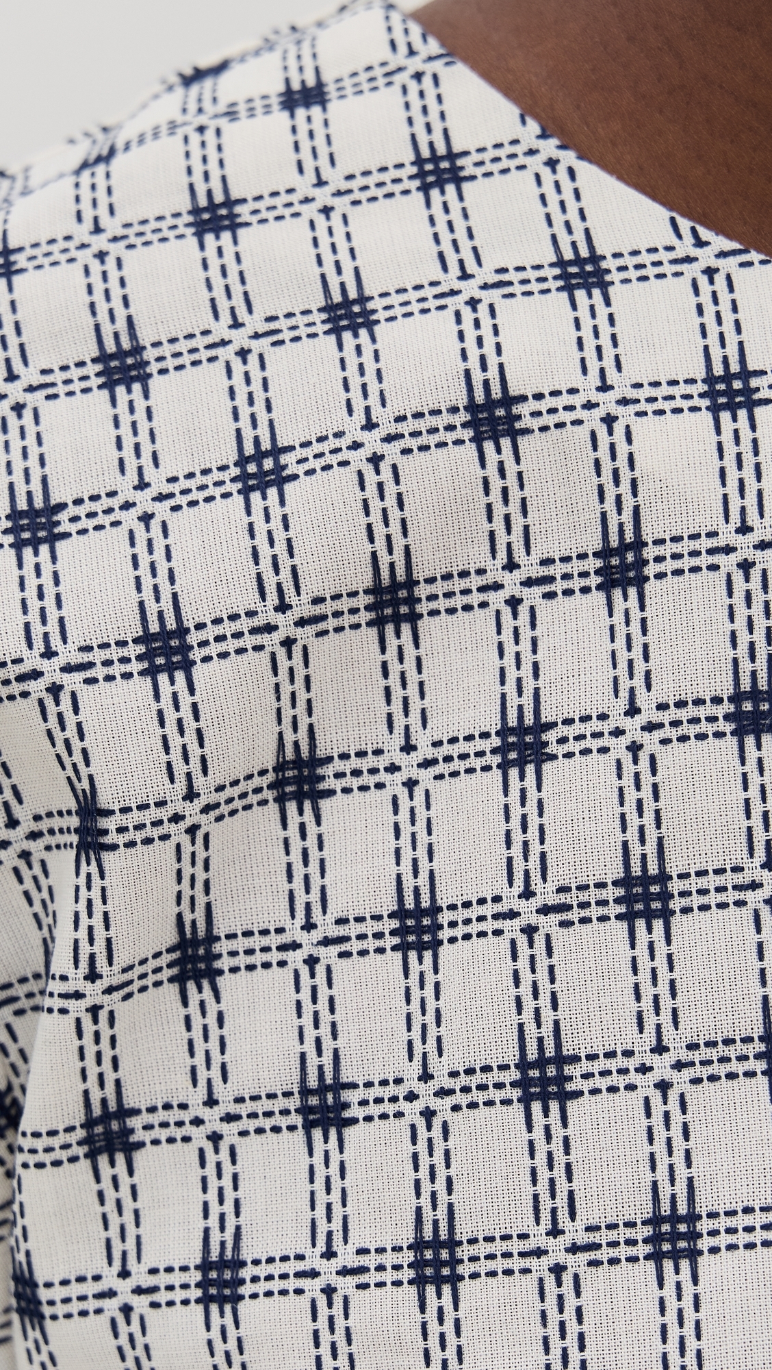 Lillian Blouse Ivory Dobby