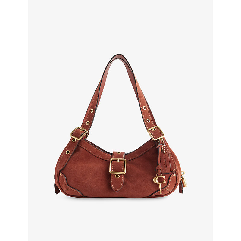 Womens Drifter 31 Suede Shoulder Bag