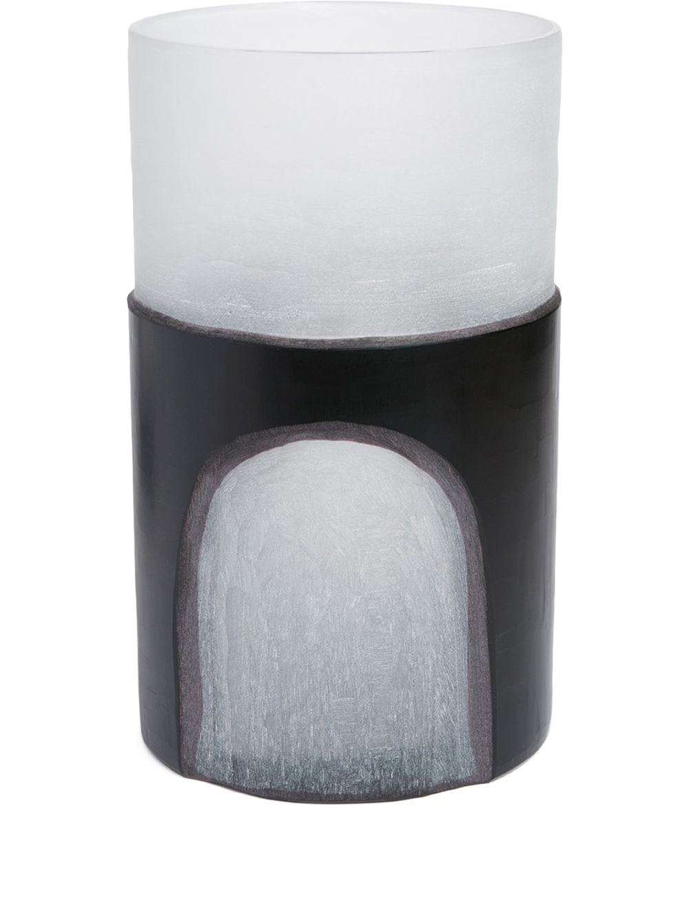 Carved vase - White