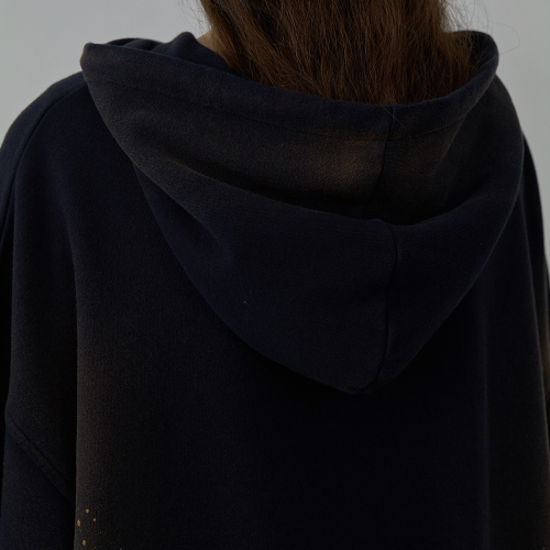 LCDC WASHED LONG ZIP-UP HOODIE