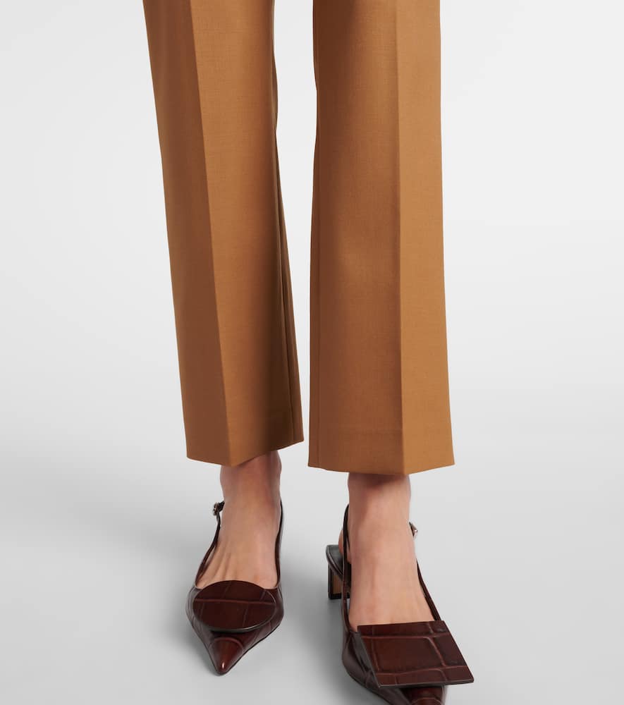Todd high-rise straight pants