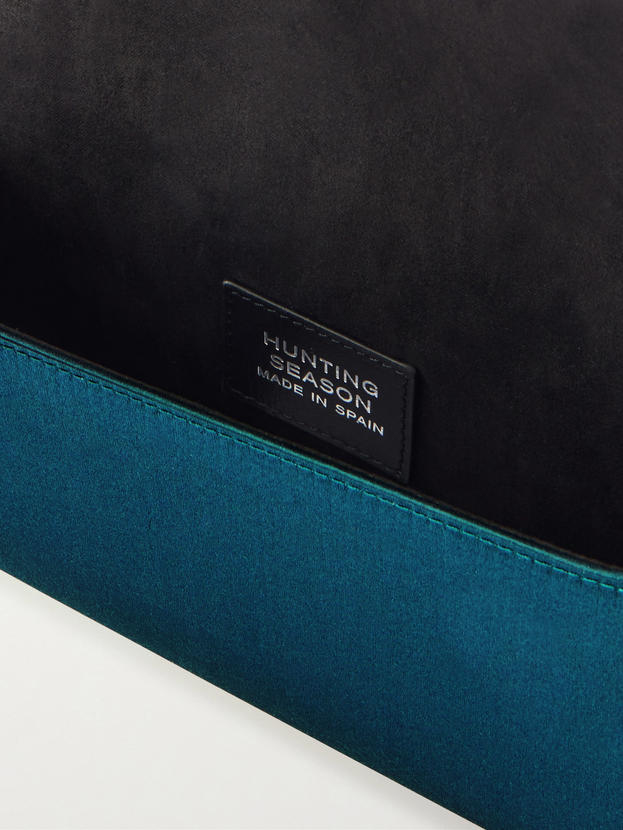 Opera Satin Clutch - Blue