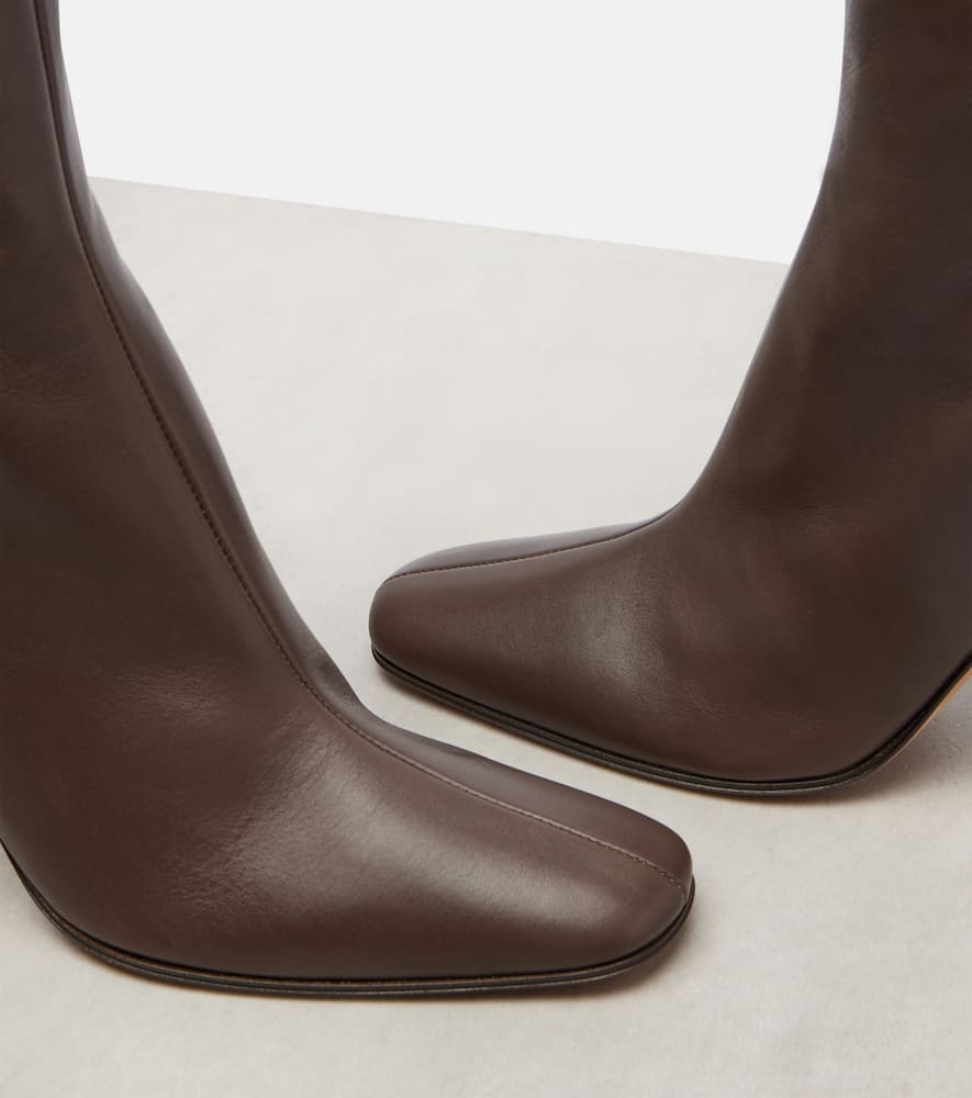 Mona leather ankle boots