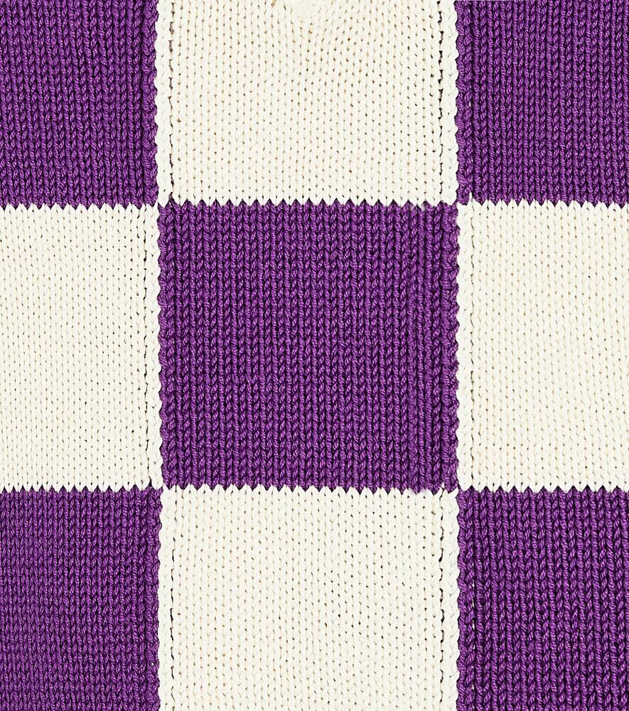 Molo Gertina checked cotton sweater