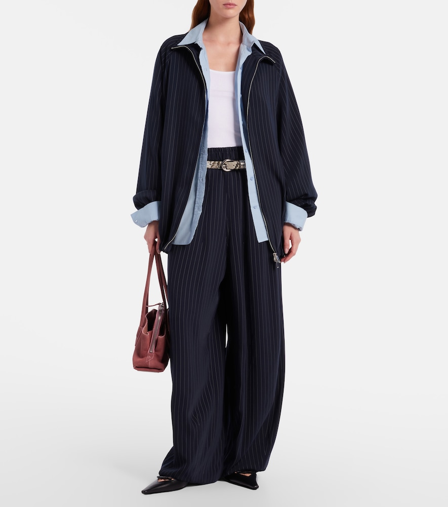 Baxter pinstripe oversized jacket