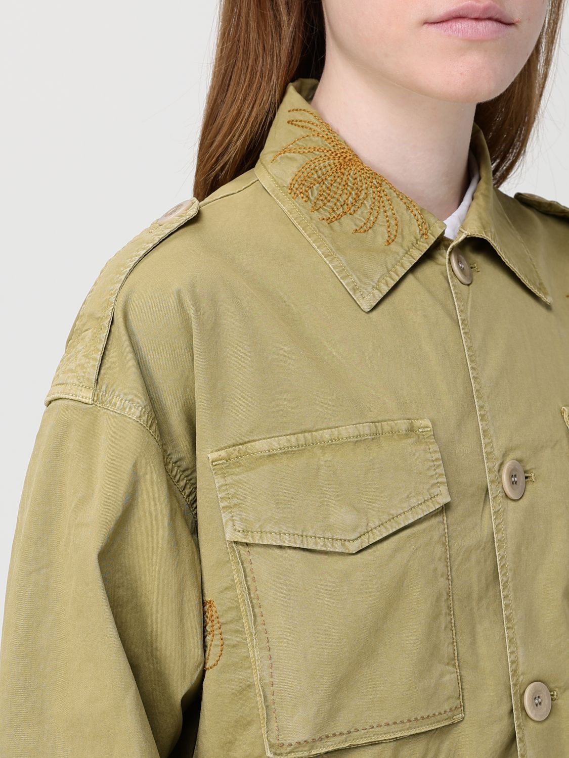 Jacket Woman color Acid Green