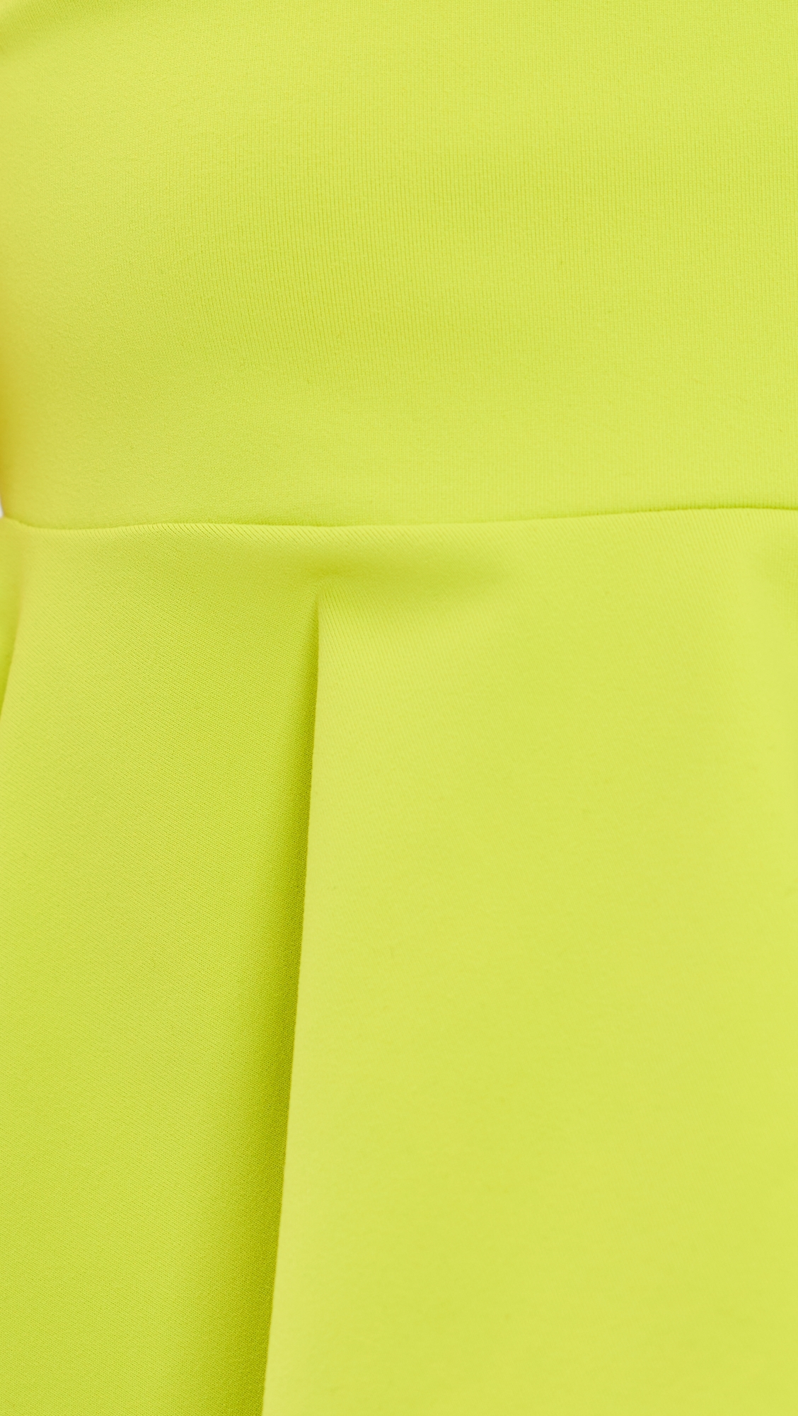 Tube Flare Top Chartreuse