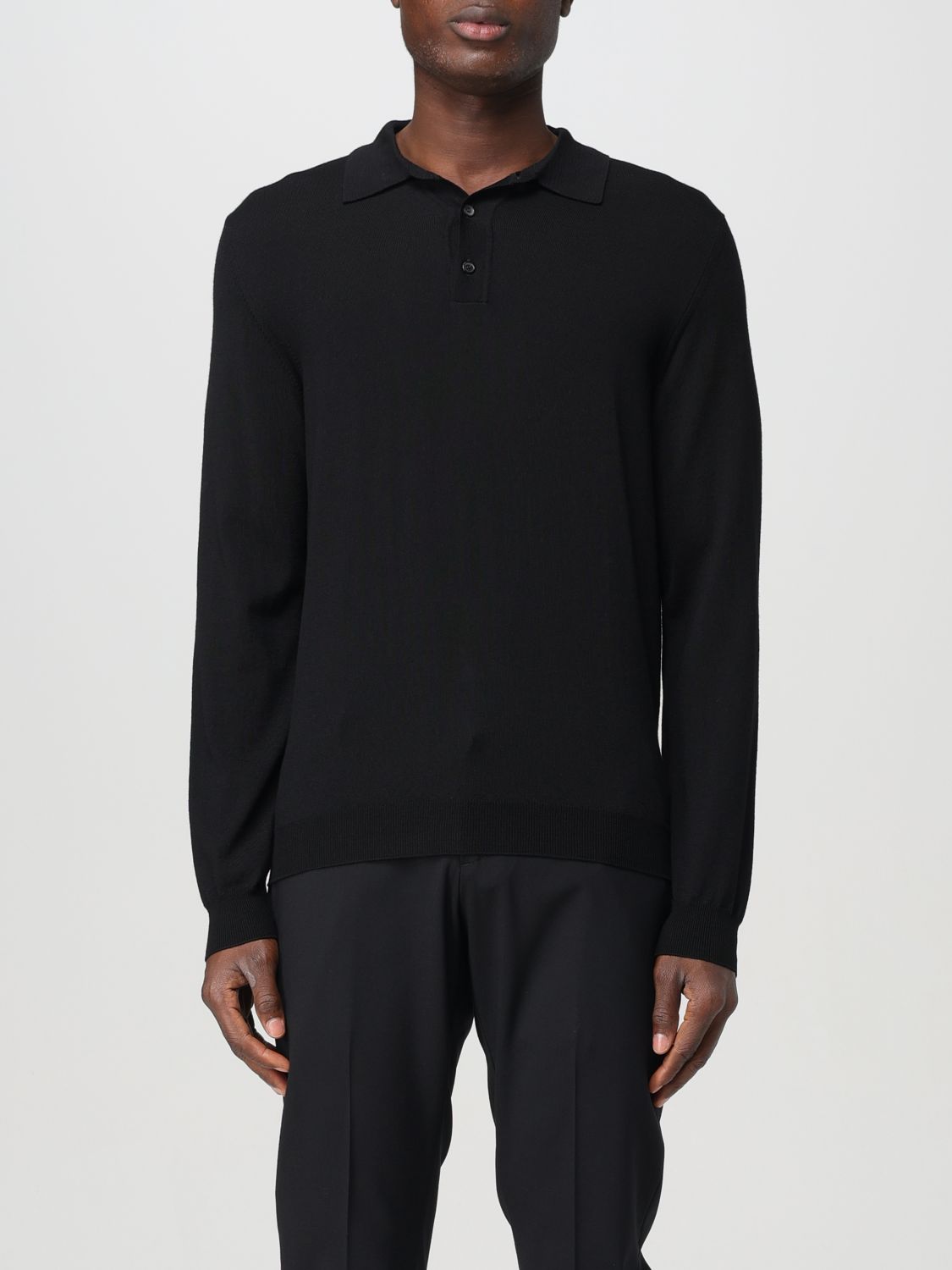 Polo Shirt Men color Black