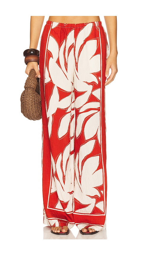 SEVEN WONDERS PANTALON PALAZZO ARLETTE en Red.  M. Also en
