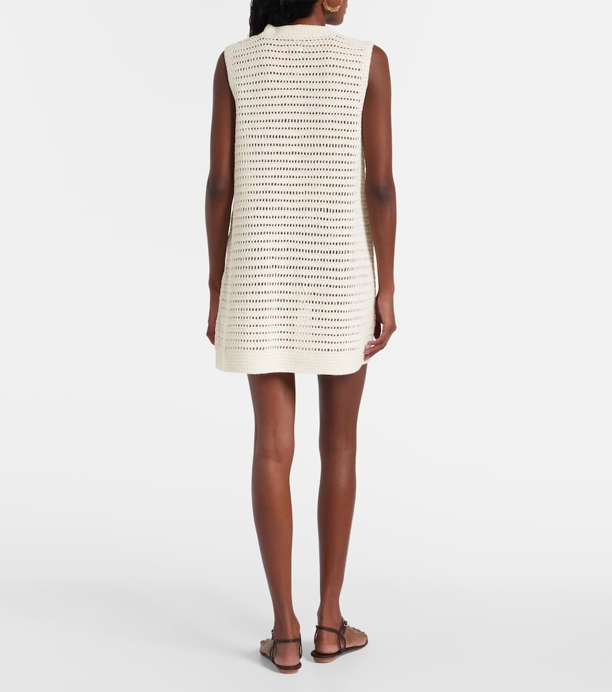Lucy crochet cotton minidress