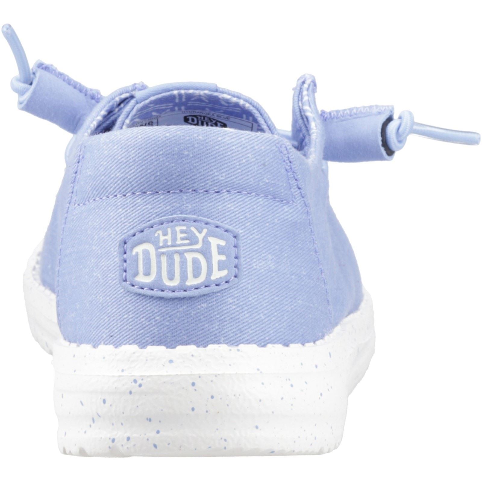 Heydude Wendy Stretch Canvas Textile Women's Hydrangea Blue Loafer