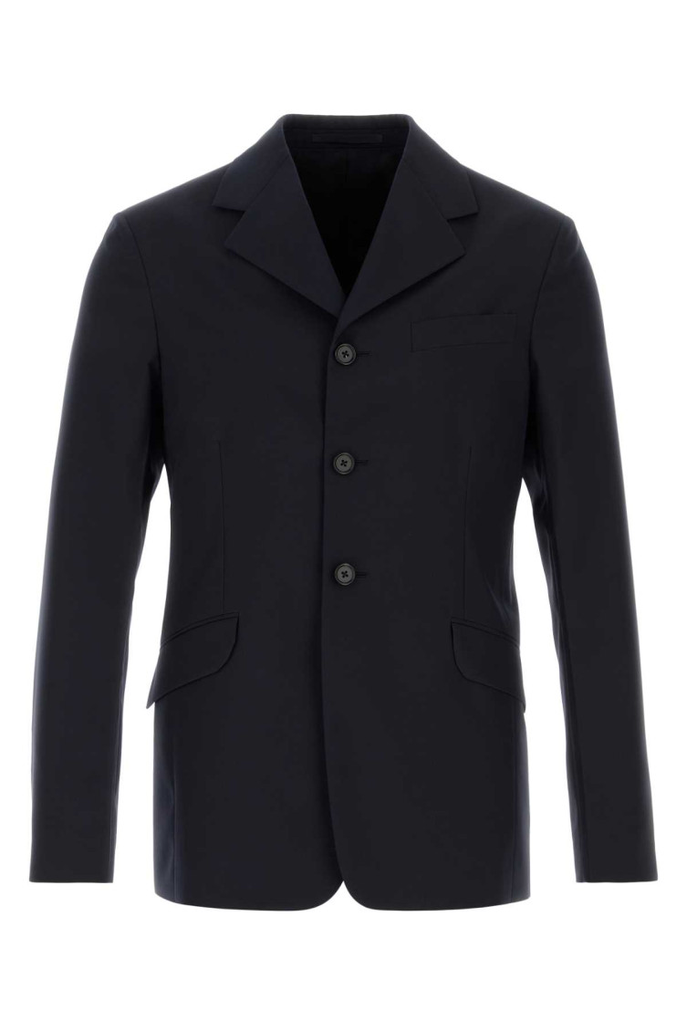 Jil Sander - wool blazer single breasted notch lape