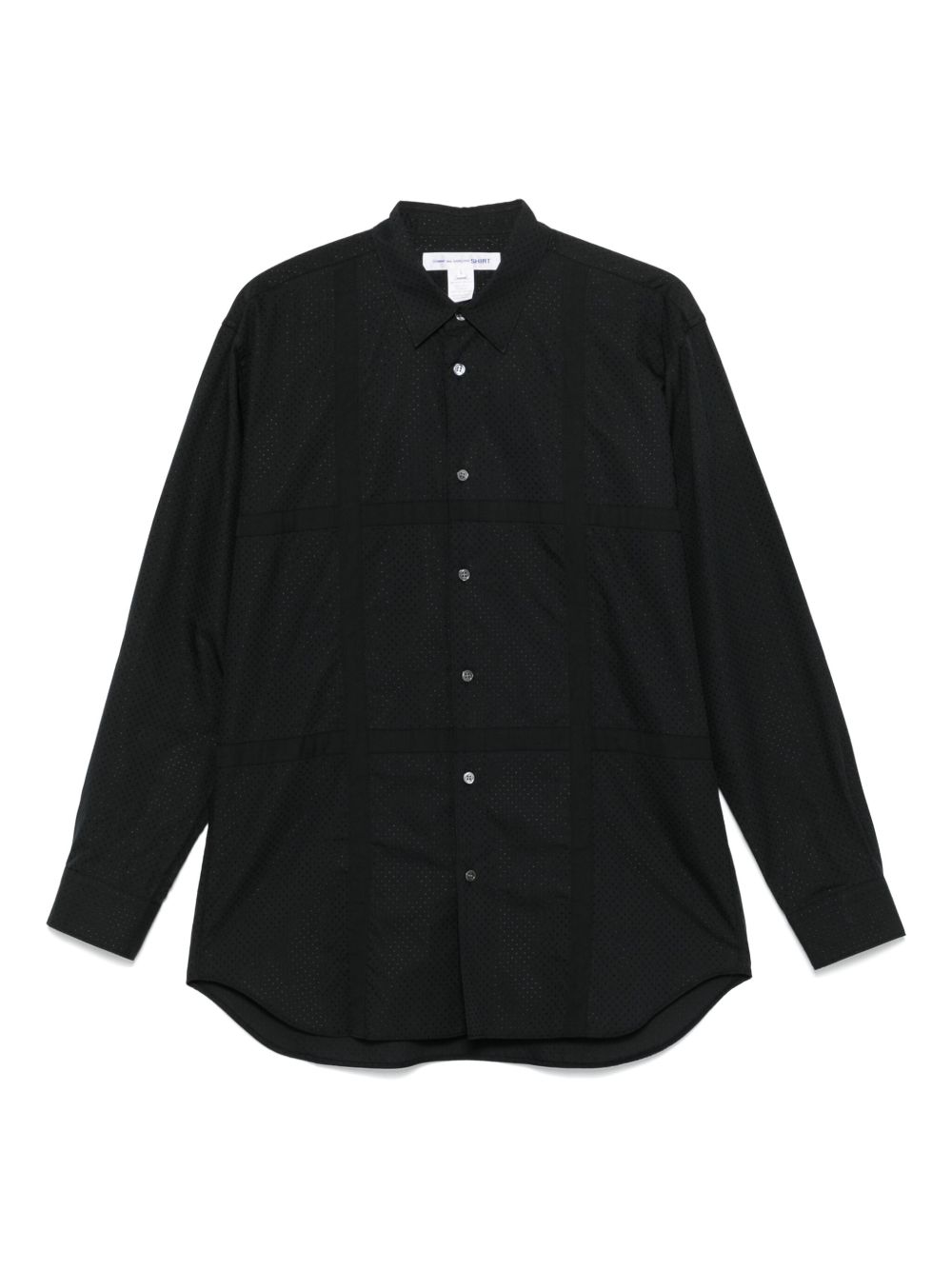 Comme Des Garçons Shirt perforated shirt - Black