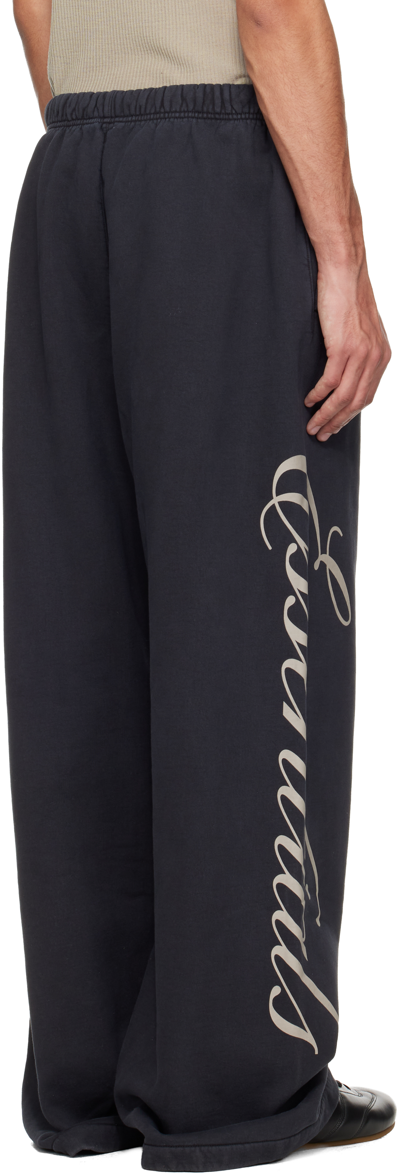 Black Holiday Heavy Fleece Lounge Sweatpants