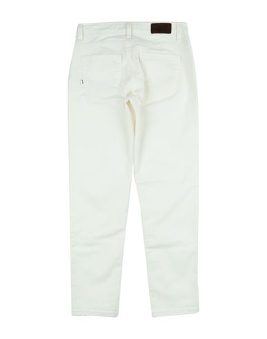 Kid Girl Pants White Size 12 Cotton, Elastane