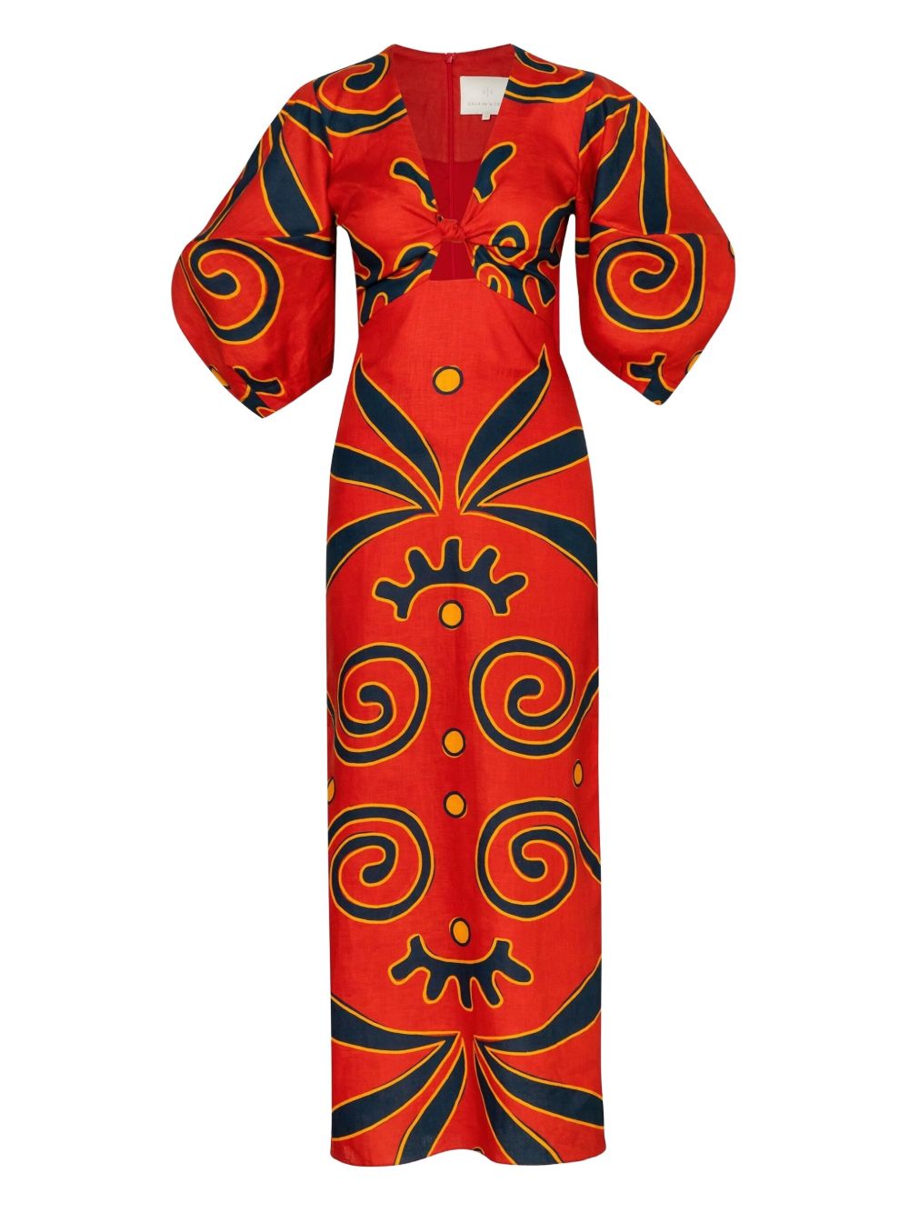 Cala de la Cruz Gaia dress - Red