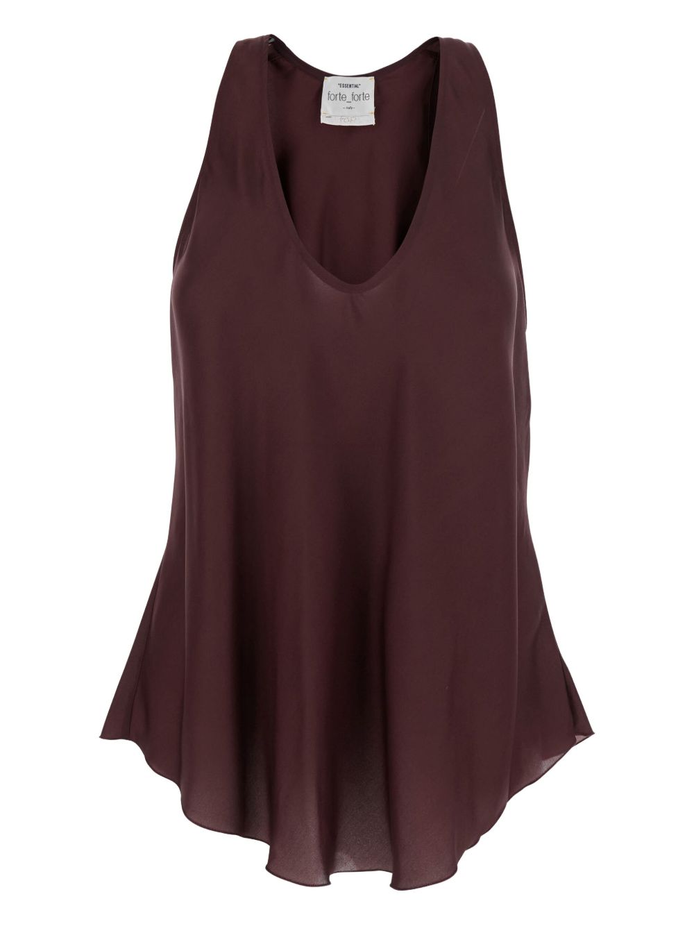Forte Forte V-neck top - Red