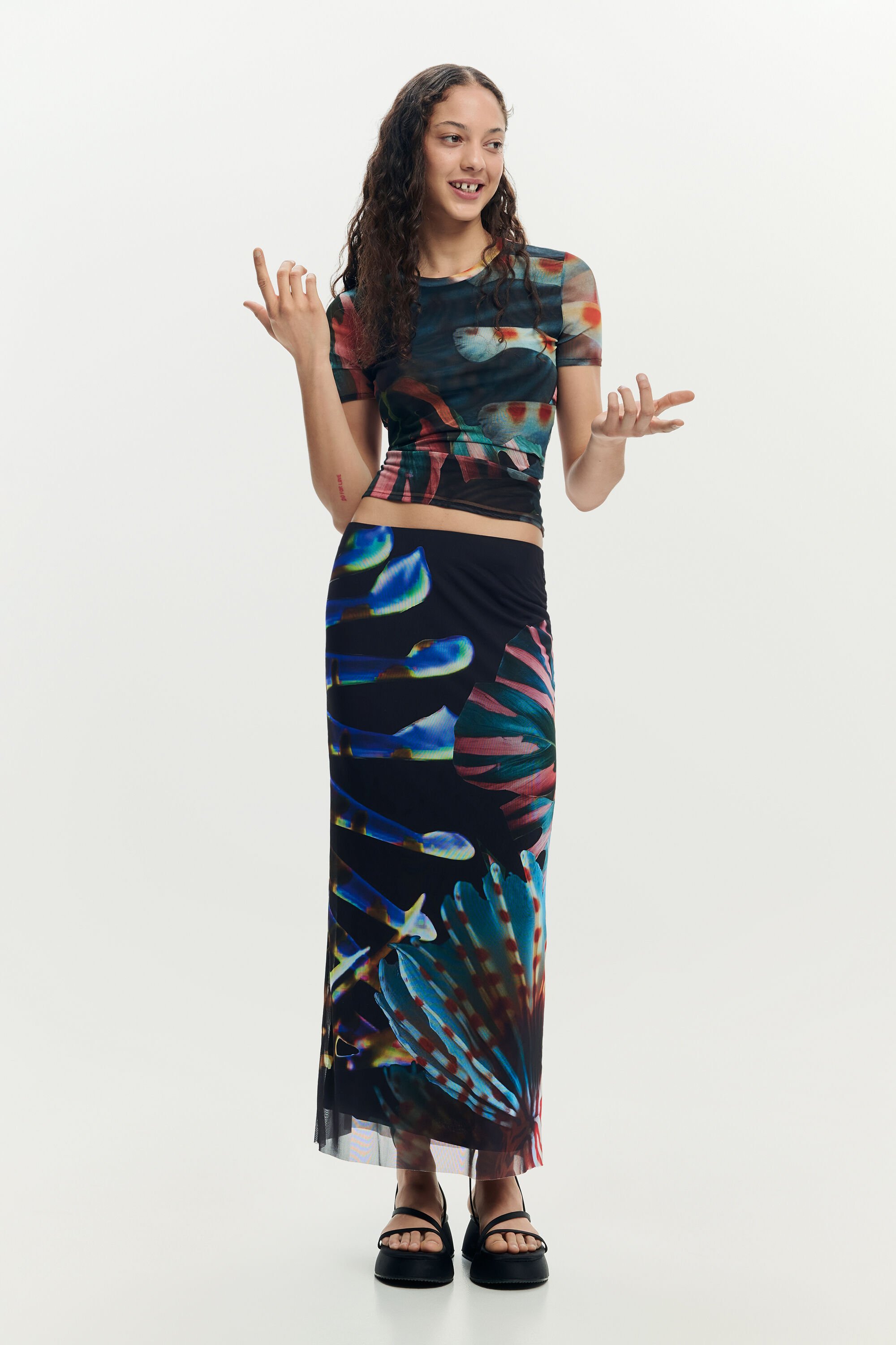 Skirt designed by mr. christian lacroix