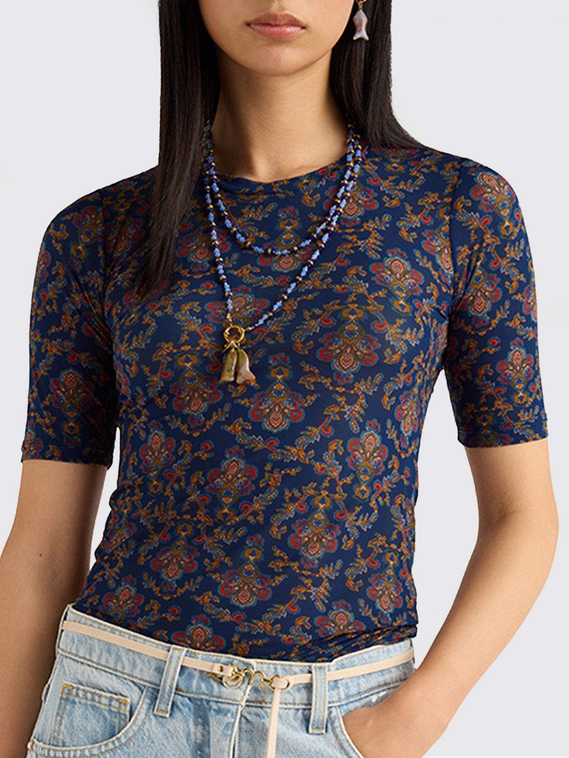 MOMONÌ T-Shirt Woman color Blue