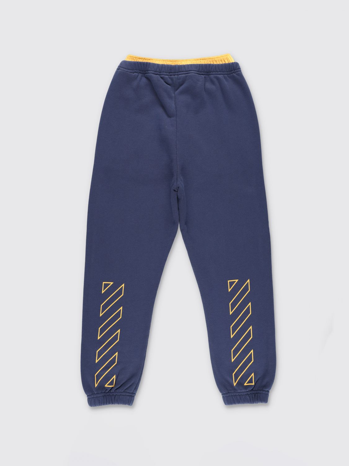 Layered-waistband track pants - Blue