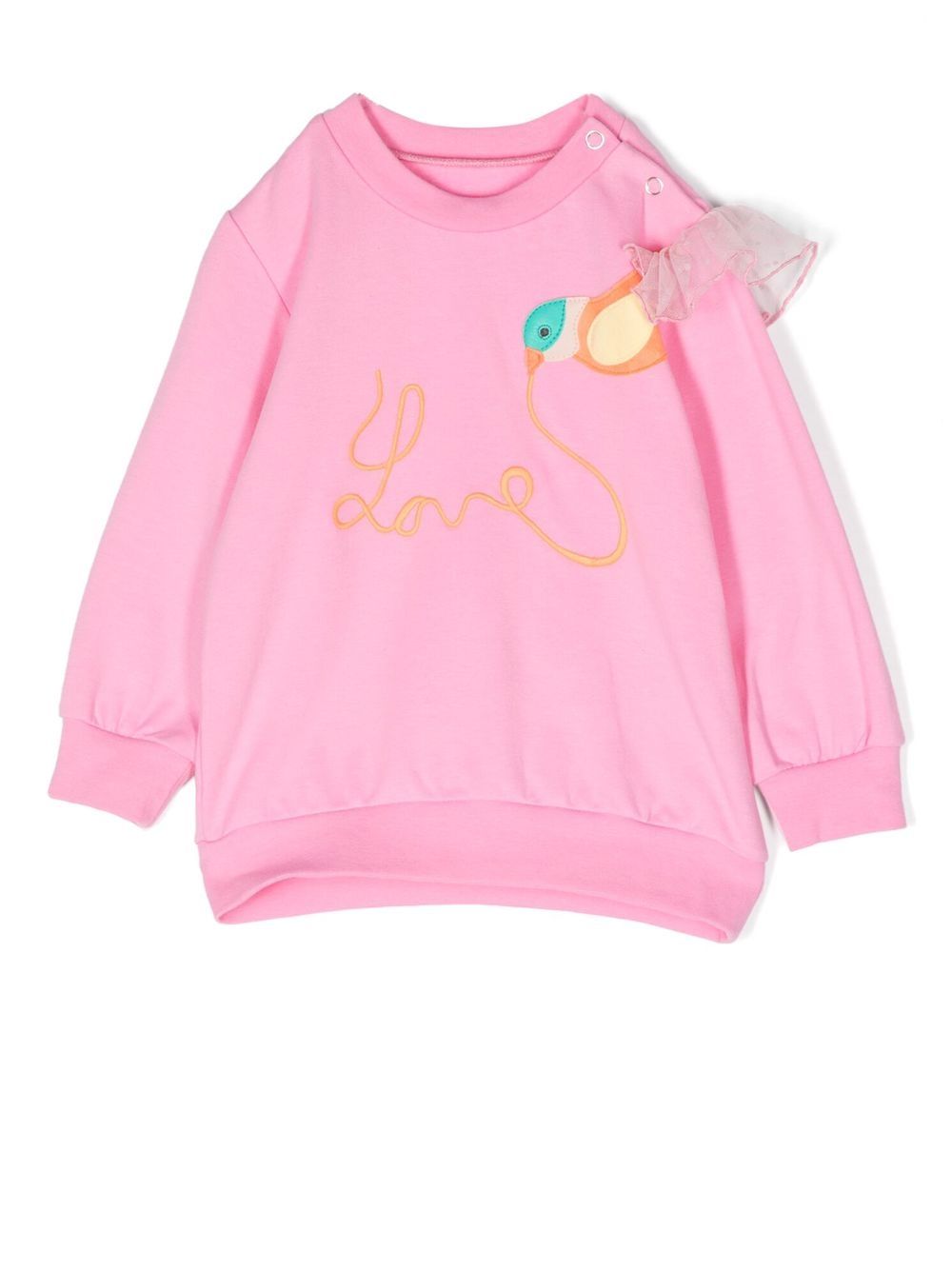 Lucia Love crew neck sweatshirt - Pink