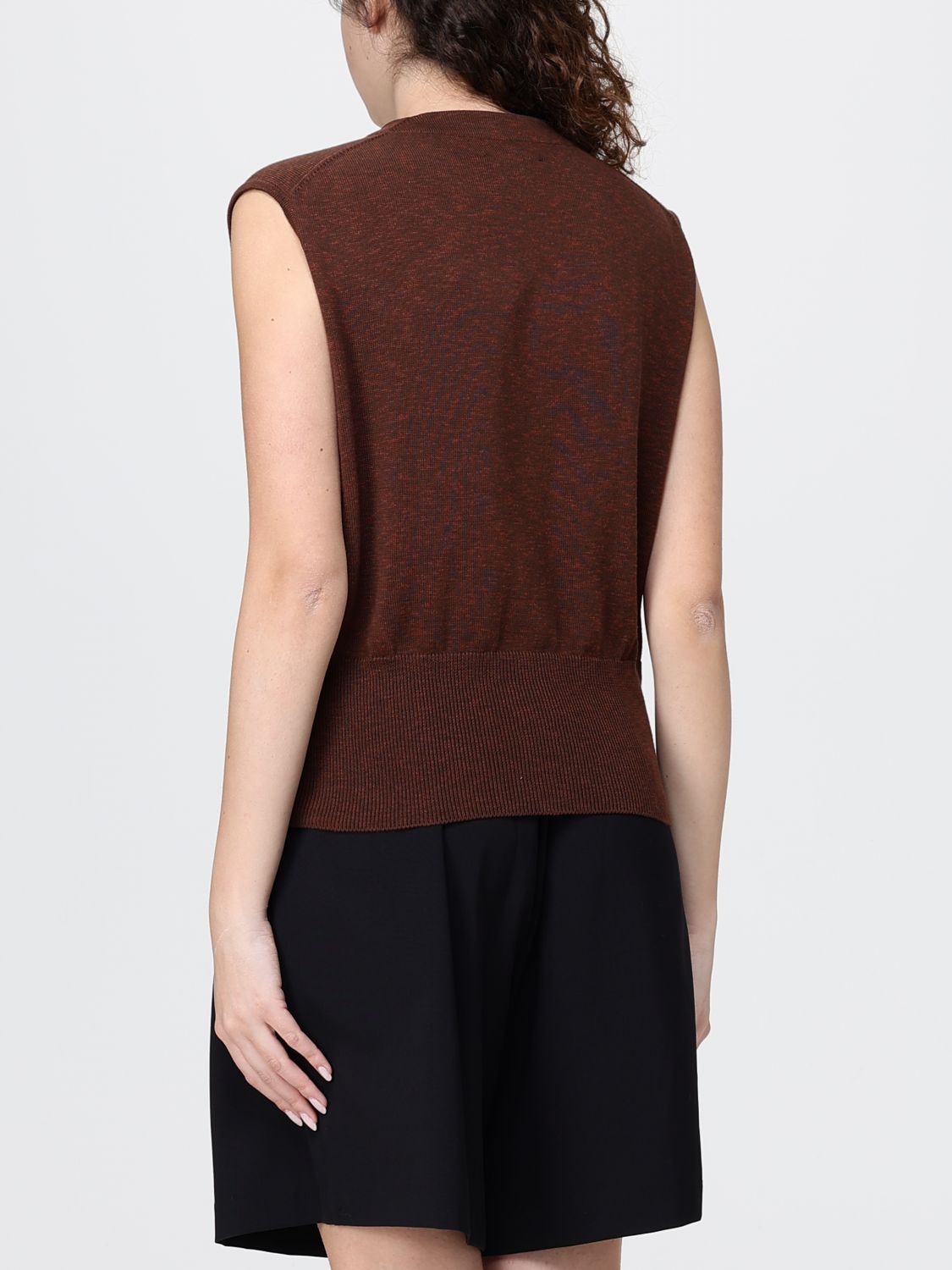 Waistcoat Woman color Brown