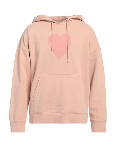 Sandro Man Sweatshirt Blush Size M Cotton, Elastane