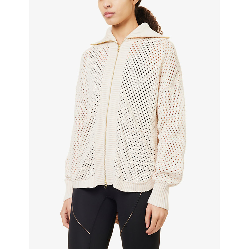 Womens Whitecap Grey Finn Knitted Cotton Jacket