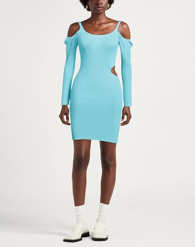 Woman Mini dress Turquoise Size ONESIZE Viscose, PBT