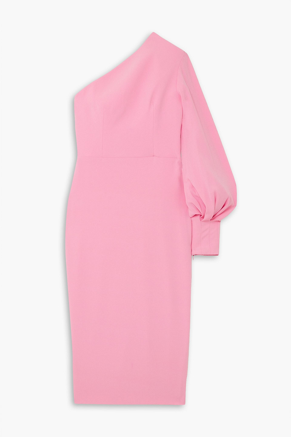 Alex Perry - Warner one-shoulder crepe midi dress - Pink - UK 4