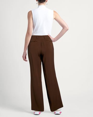 Woman Pants Brown Size 8 Silk