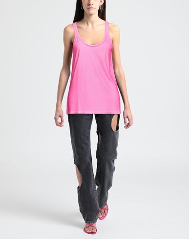 Woman Tank top Fuchsia Size 1 Viscose