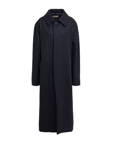Maison Flâneur Woman Coat Midnight blue Size 10 Wool, Polyamide